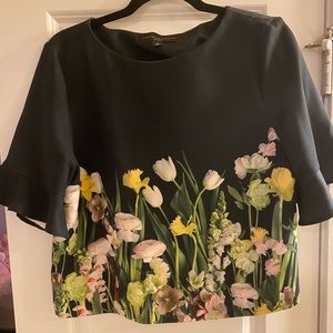 Victoria Beckham Flutter Sleeved Blouse